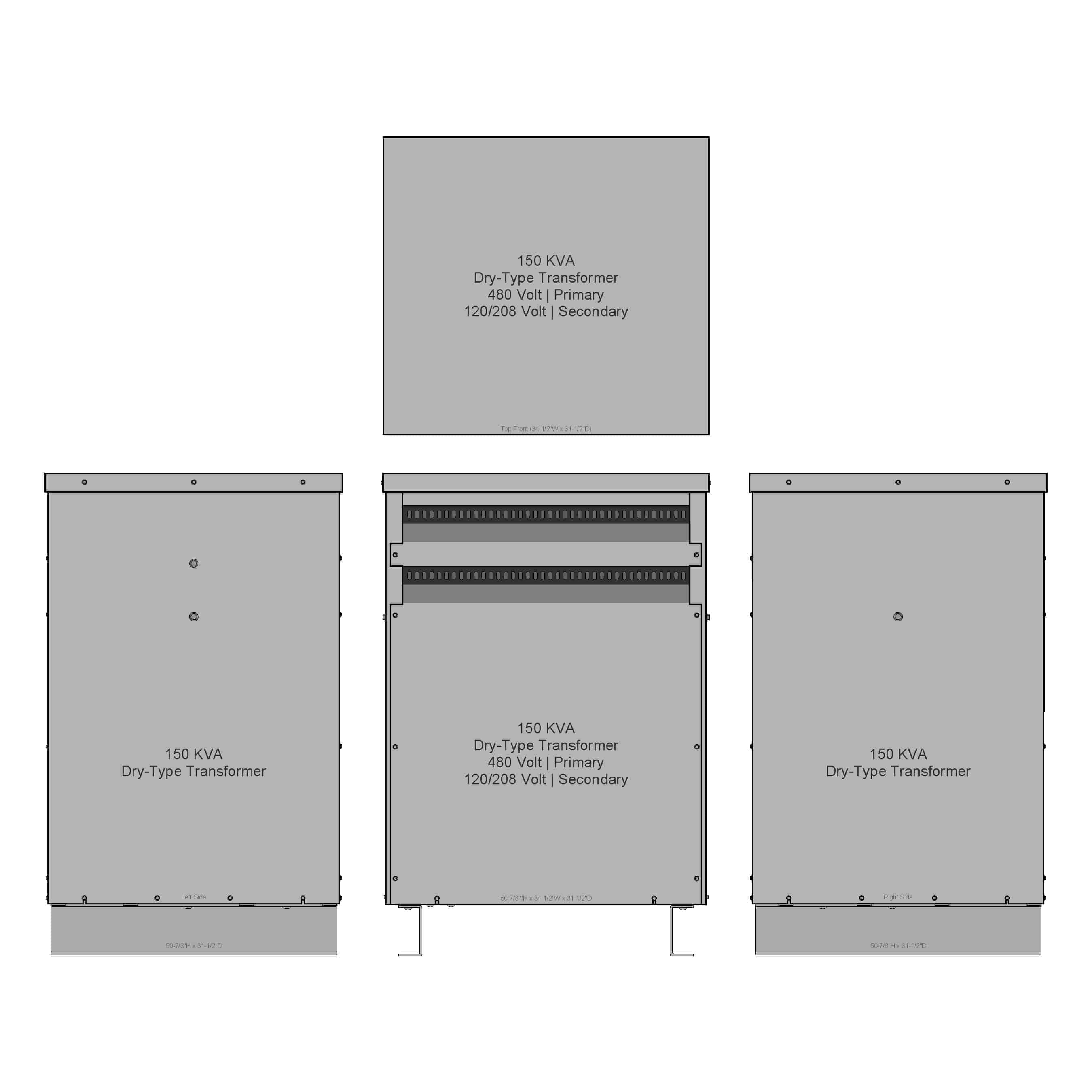 Transformers (150KVA) Bluebeam tool sets