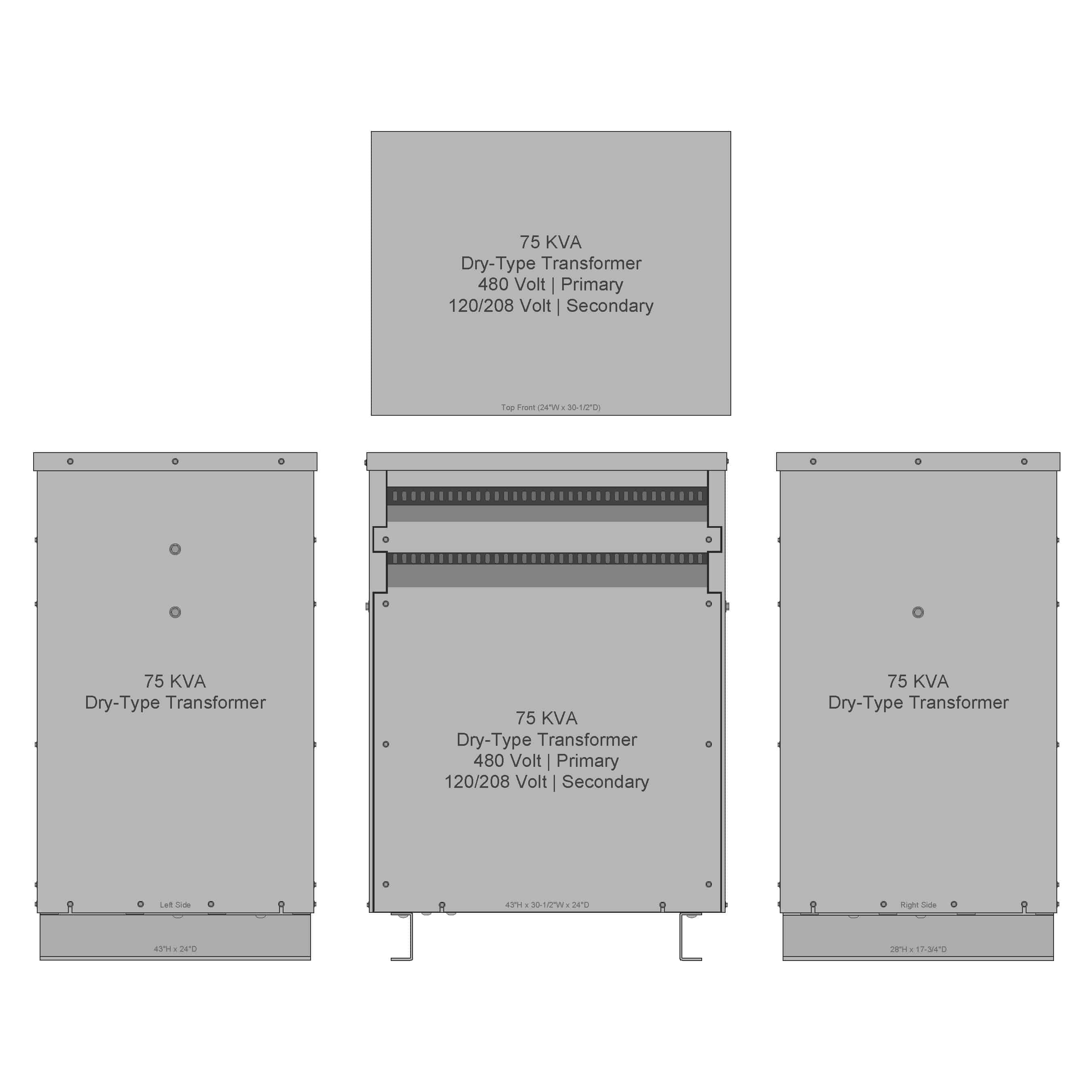 Transformers (75KVA) Tool Set for Bluebeam