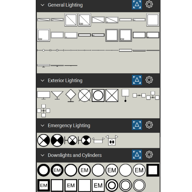 Bluebeam Tool Set Commercial Lighting